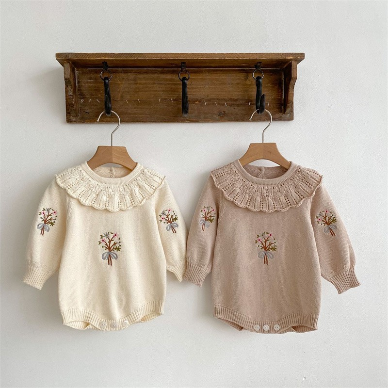 Autunno nuovo neonato pagliacc - Newborn Baby Girl Romper Floral recensione e prezzo
