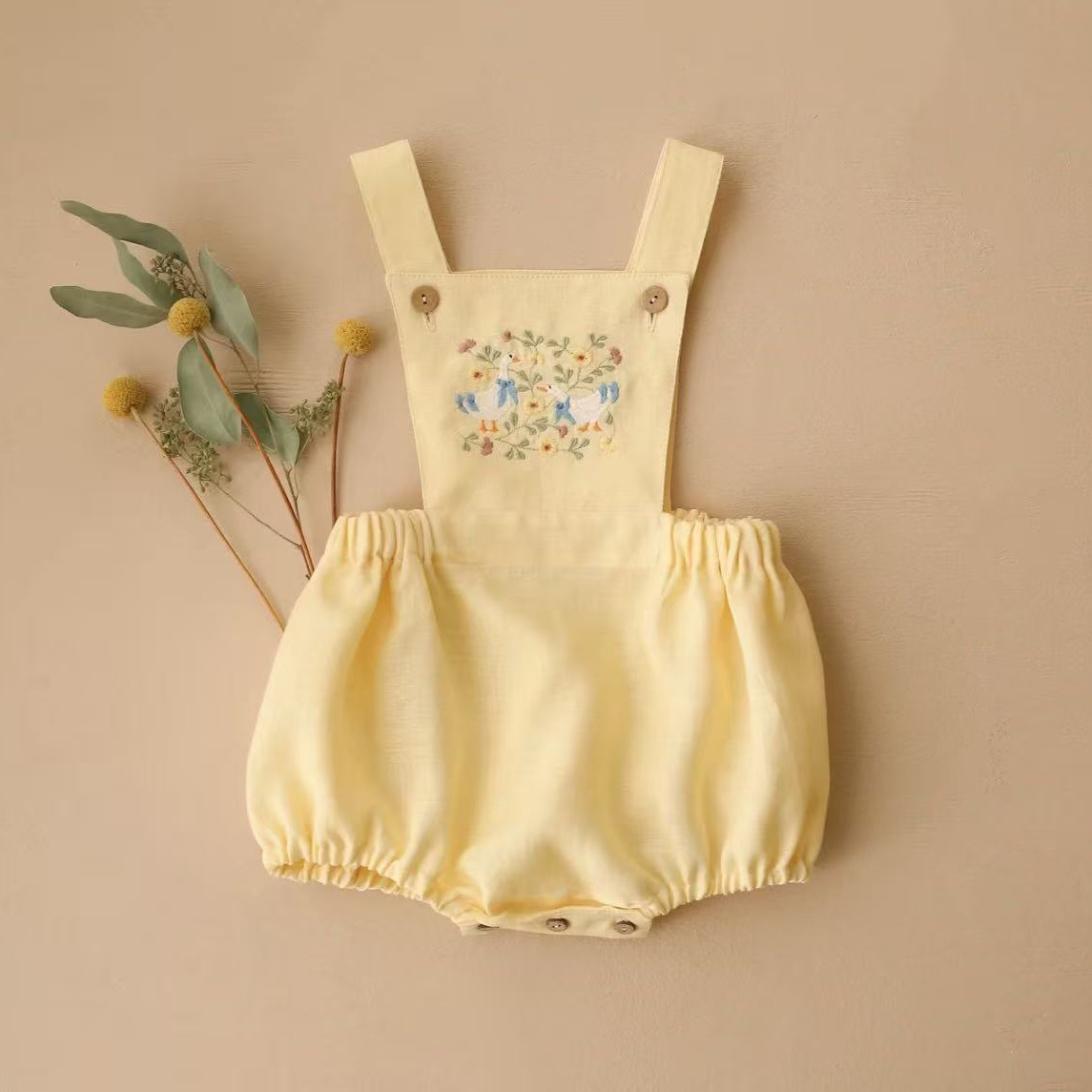 Tutina Estiva 2026 Stile Count - Baby Summer Linen Sleeveless Jumpsuit recensione e prezzo