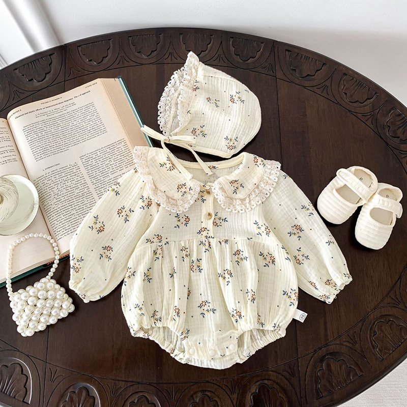 2025 Primavera Neonato Neonate - Newborn Baby Girl Romper Floral recensione e prezzo