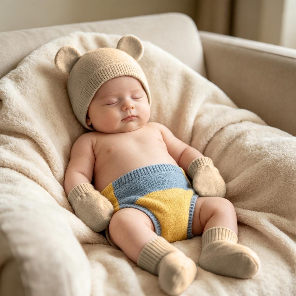 Guanti Antigraffio per Neonati - Infant Beanie Hat With Ears recensione e prezzo