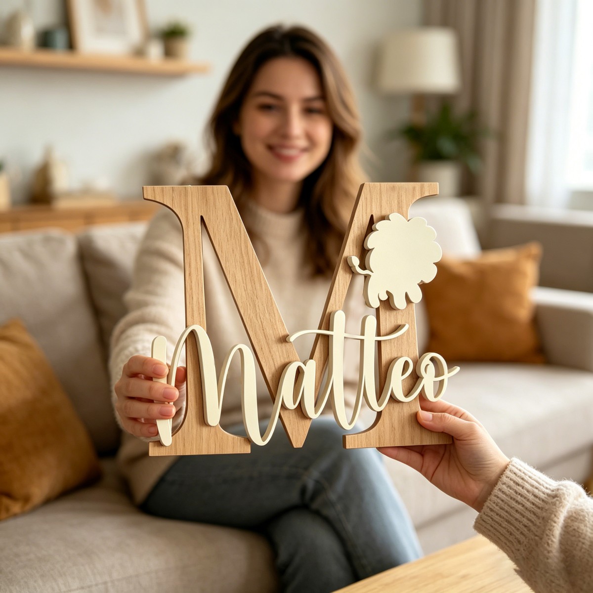 1 Pezzo Targa in Legno Persona - Nursery recensione e prezzo